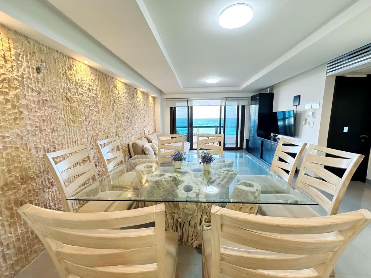 Amazing Beachfront Apartment แคนคูน ภายนอก รูปภาพ